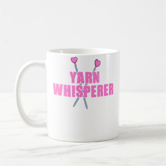 Mug Chuchoteur de fil drôle amateur de tricot crochet