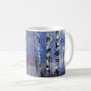 Mug Chute de neige dans le bouleau enchanté