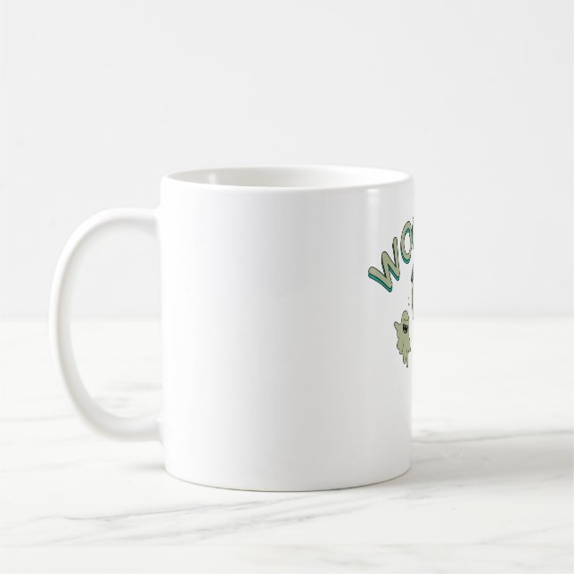 Mug Chute gars Wooo fantôme T-Shirt (Gauche)