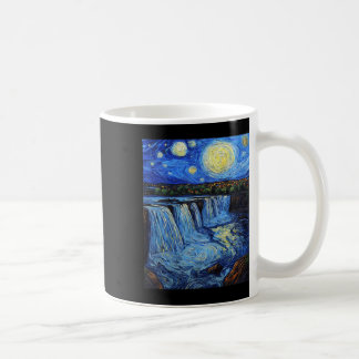 Mug Chutes du Niagara - Style Van Gogh - Nuit étoilée