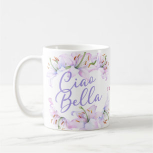 Mug Ciao Bella Lillies personnalisées