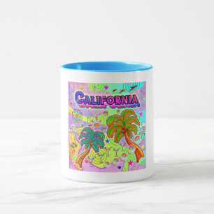 Mug cible de vacances en Californie