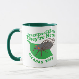 Mug Cicadas Année Ils sont ici