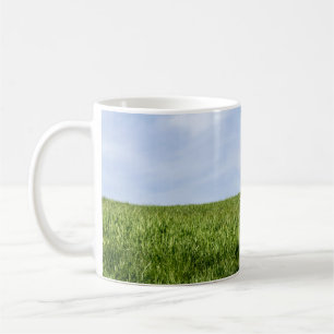 Mug Ciel Bleu Et Herbe Verte