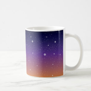 Mug Ciel d'étoile violet et or