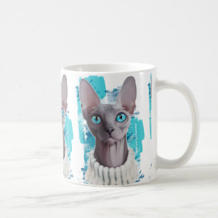 Mug Cieux dans les yeux (chat de Sphynx)