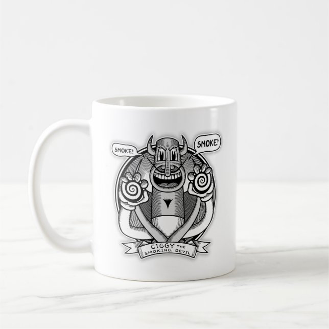 Mug Ciggy Dit Fumer ! (Gauche)