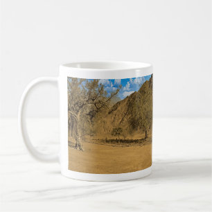 Mug Cimetière dans les montagnes du Hajar des EAU