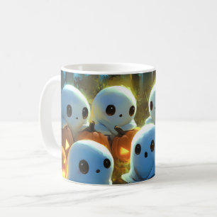 Mug Cimetière de nuit éffrayante mignonne Fantôme d'Ha