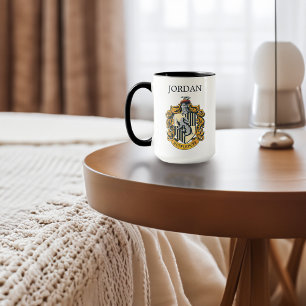 Mug Cimier de Hufflepuff   Ajouter Votre Nom