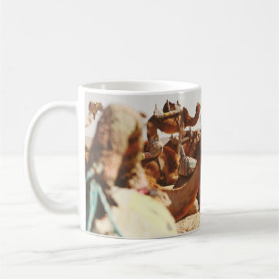 MUG CINQ CAMELS SUR LE TERRAIN