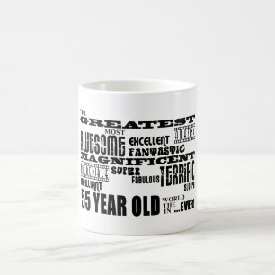 Mug cinquante-cinquième Vieux de cinq ans de fête