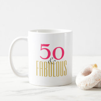 Mug Cinquante et fabuleux 50 e anniversaire
