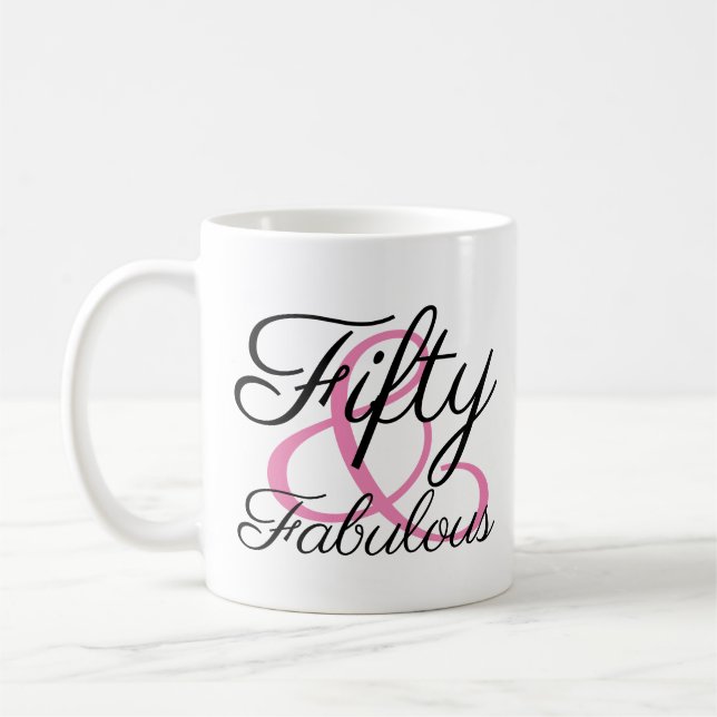Mug Cinquante et fabuleux 50e anniversaire (Gauche)