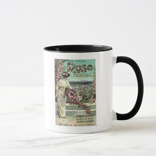 Mug Cinquième édition du Festival Rose annuel (Droite)