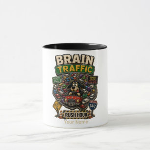 Mug Circulation cérébrale embouteillée Personnalisé Dr