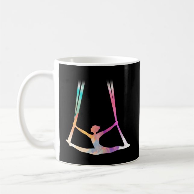 Mug Cirque de soie aérienne Yoga (Gauche)