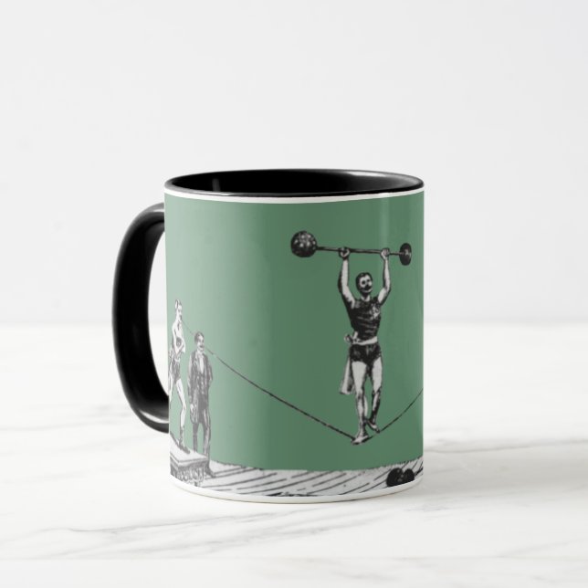 Mug Cirque d'extraction dentaire vintage (Devant gauche)