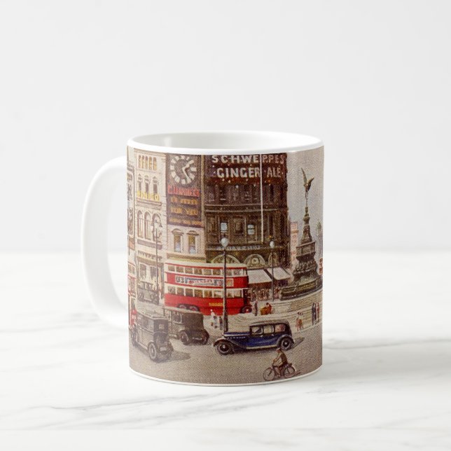 Mug Cirque vintage Londres de Piccadilly (Devant gauche)
