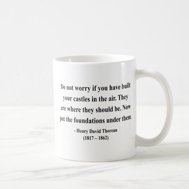 Mug Citation 2a de Thoreau (Droite)