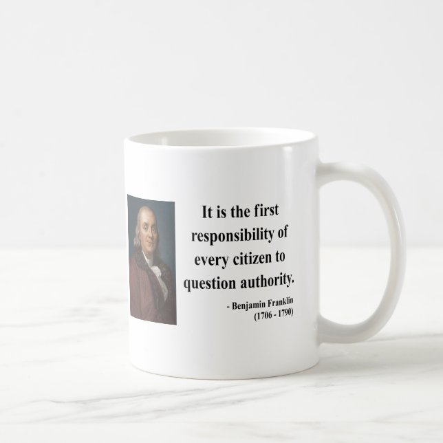 Mug Citation 3b de Ben Franklin (Droite)