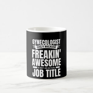 Mug Citation amusante de l'incroyable gynécologue Fre