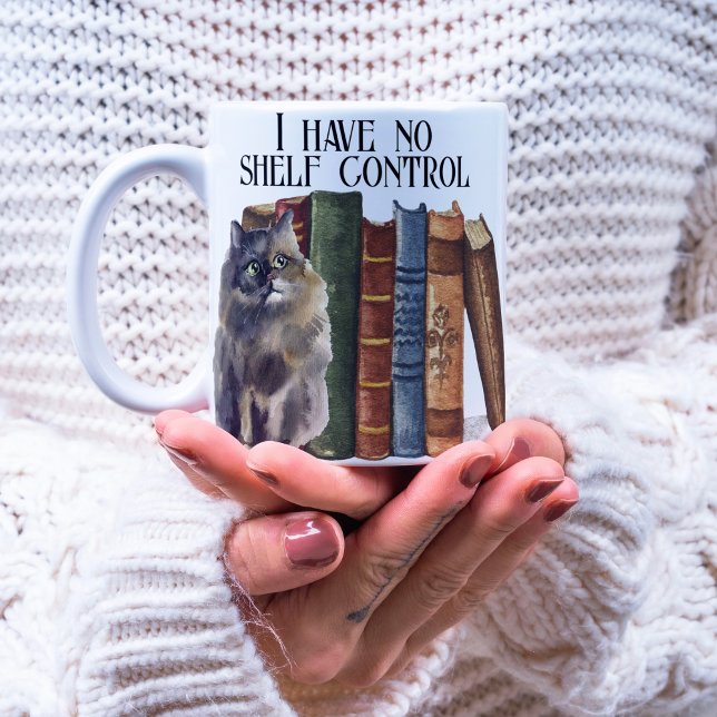 Mug Citation Amusante de livre mignonne chats Nom du v (Créateur téléchargé)