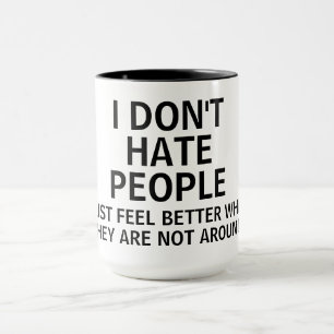 Mug Citation amusante d'introduction pour les gens