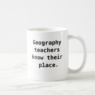 Mug Citation amusante d'un professeur de géographie