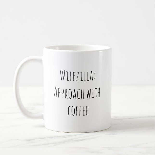 Mug Citation Amusante Femme Mariée (Gauche)