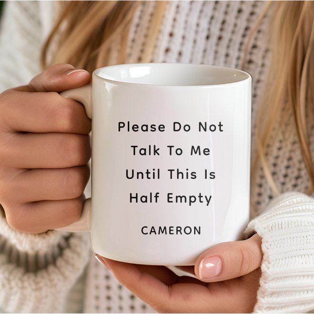 Mug Citation amusante personnalisée Louveur de café Ma (Créateur téléchargé)