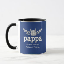 Citation amusante suédoise Pappa (Papa) : Père des