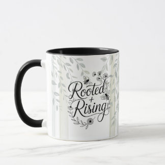 Mug Citation Botanique Heritage Rooted and Rising