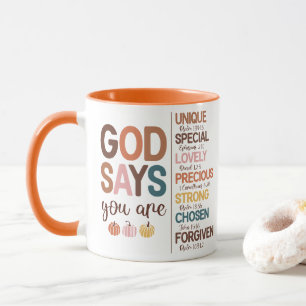 Mug Citation chrétienne de Thanksgiving