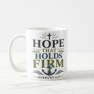 Mug Citation Chrétienne Esthétique 'Espoir Qui Reste F