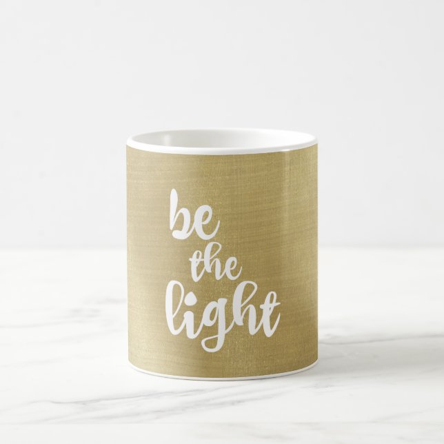 Mug Citation chrétienne inspirante : Soyez la lumière (Centre)
