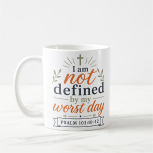 Mug Citation chrétienne Je ne suis pas défini par mon