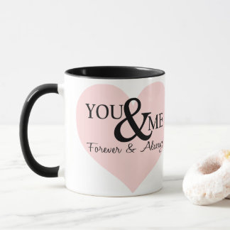 Mug Citation Coeur rose