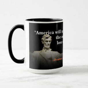 Mug Citation d'Abraham Lincoln sur la destruction de