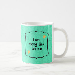 Mug Citation d'affirmation de motivation d'auto-évalua