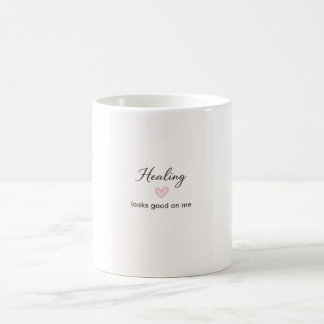 Mug Citation d'amour de soi Guérison Me Va Bien Minima