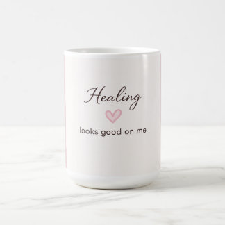 Mug Citation d'amour de soi Guérison Me Va Bien Minima