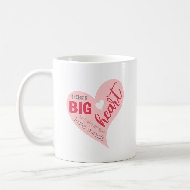 Mug Citation de Big Heart Valentine (Gauche)