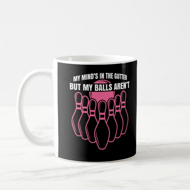 Mug Citation de Bowling drôle pour Bowler (Gauche)