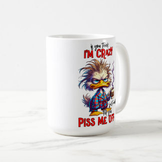 Mug Citation de café sarcastique de canard grincheux