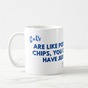 Mug Citation de chat amusante : Les chats sont comme d
