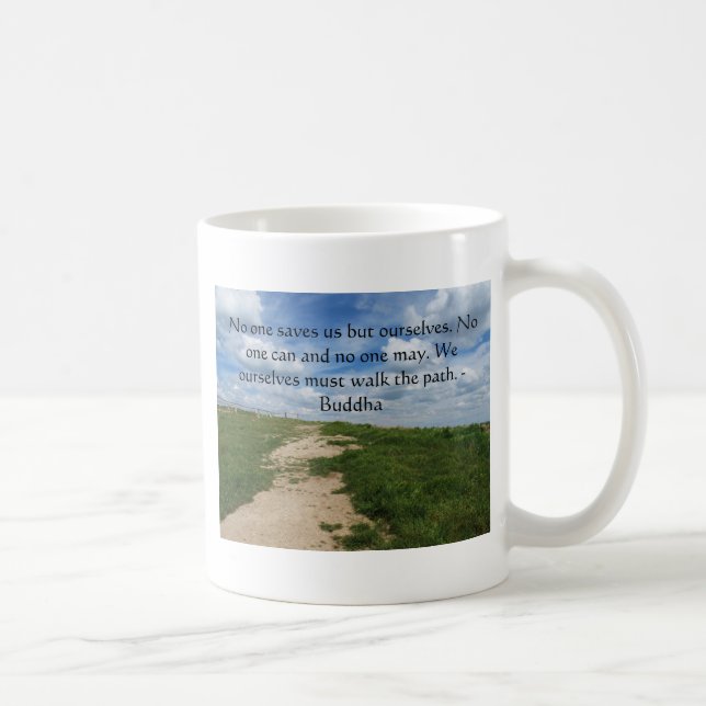 Mug Citation de chemin de Bouddha (Droite)