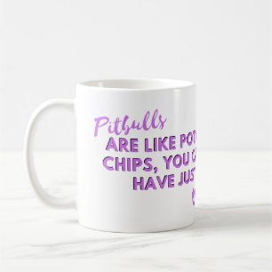 Mug Citation de chien amusant : Les taureaux sont comm