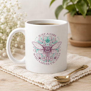 Mug Citation de cigale Juste une fille qui aime les ci