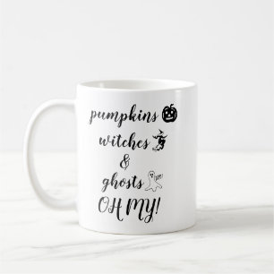 Mug Citation de citrouille de sorcière de fantôme d'Ha